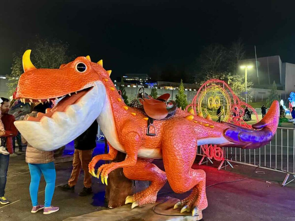 Ride on Dinosaurs DC Lantern Festival