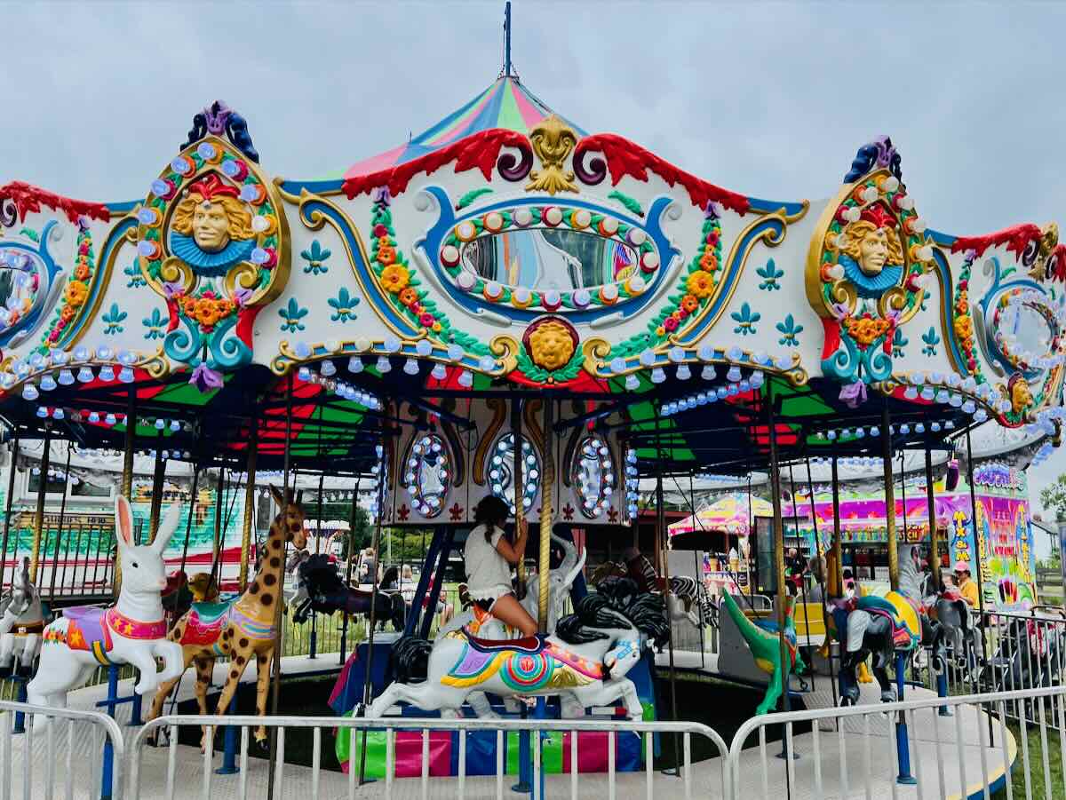 Carousel at Frying Pan Farm Park, Favorite Festivals in Northern Virginia