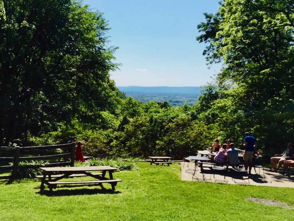 Mountain View at Willowcroft Farm Winery in Loudoun County Virginia