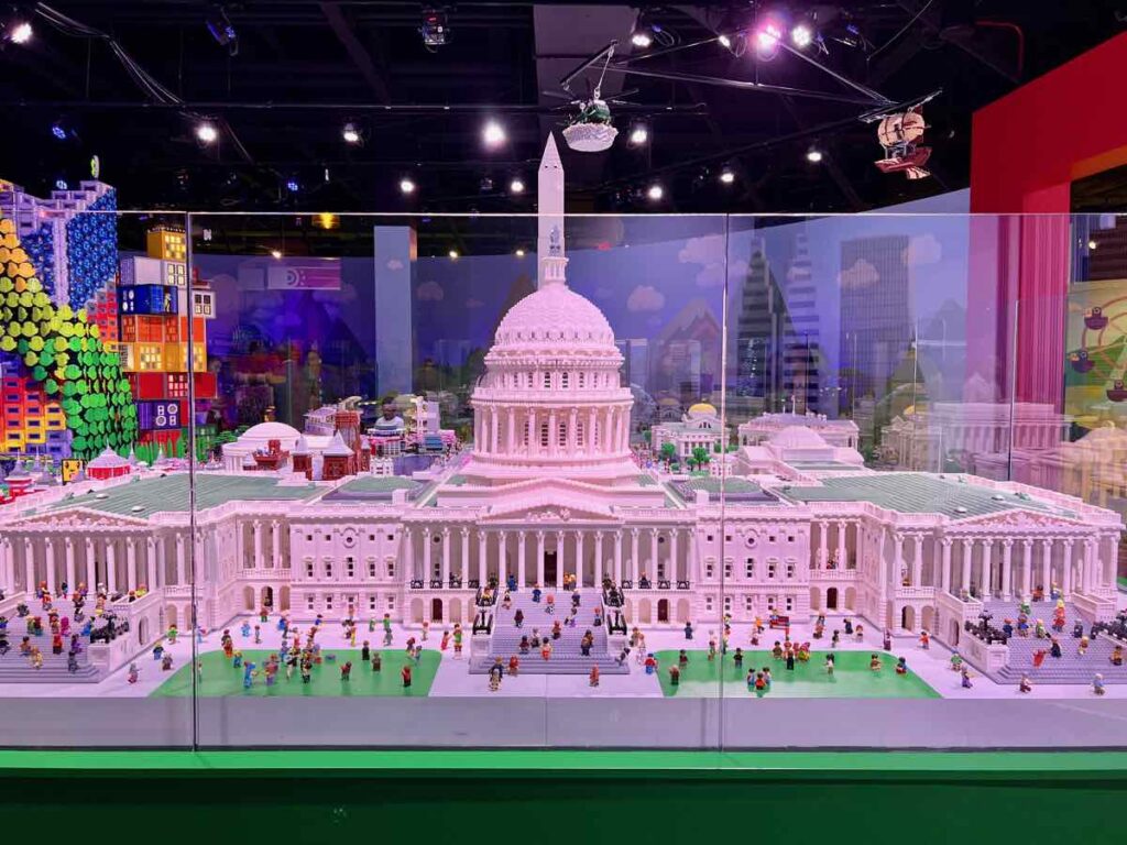 The US Capitol in Bricks at the LEGO Discovery Center Washington DC