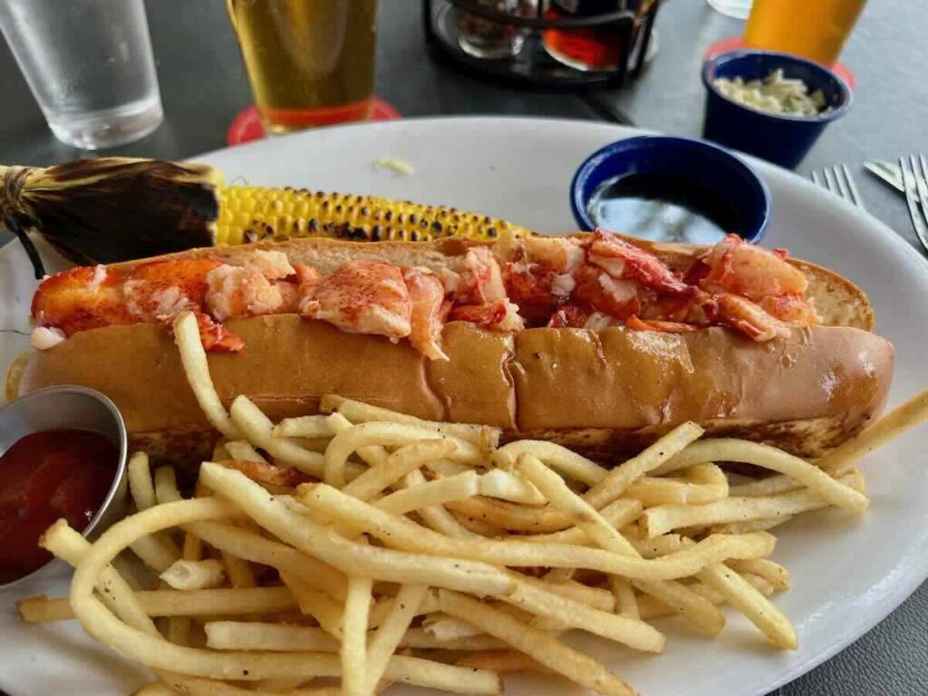Fords Fish Shack Foot-long Lobster Roll in Ashburn VA