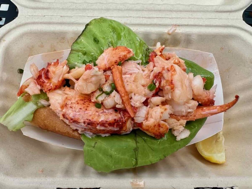 Neds New England Deck lobster roll