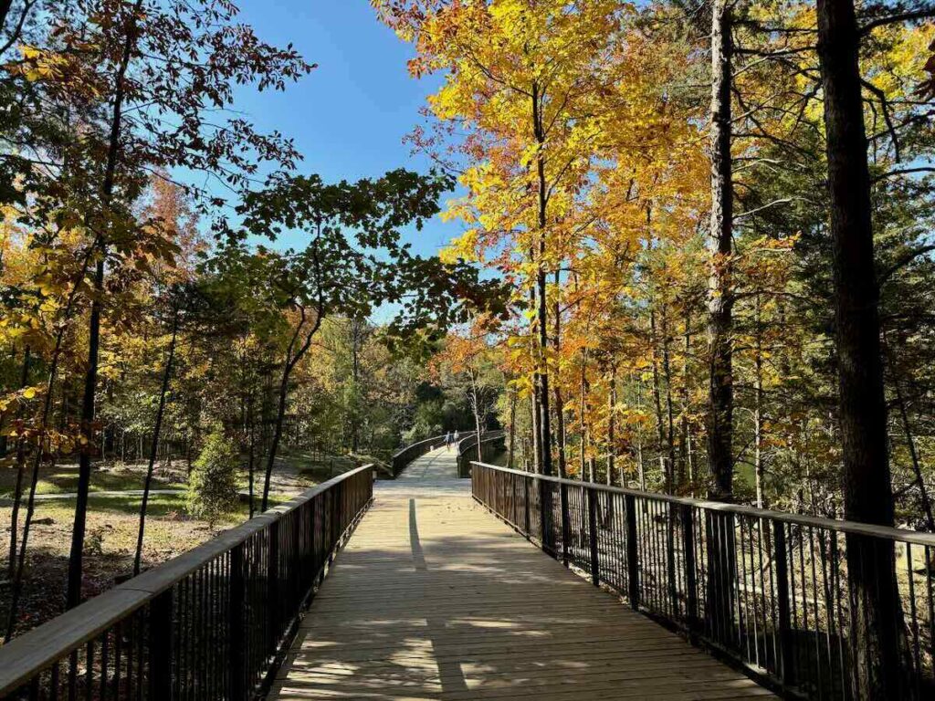 Accessible Walkway to Bridge Beaverdam Reservoir Park
